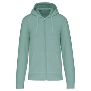 Kariban Mens Eco Friendly Full Zip Hoodie / Sage